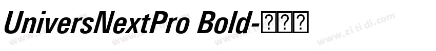 UniversNextPro Bold字体转换